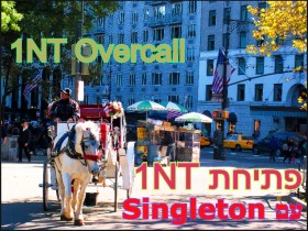פתיחת ו-Overcalling 1NT עם Singleton